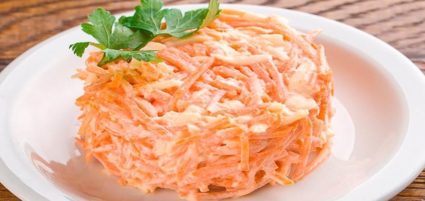 Салат Морковь С Сыром Рецепт