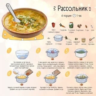 Как Варить Рассольник Пошаговый Рецепт